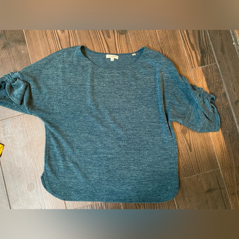 Max Studio Teal Knit Sweater